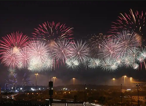 和曲县焰火晚会